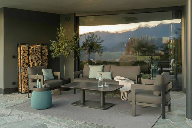 Hydra Loungetisch Aluminium 140x80 cm 1