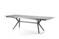 Graz Table de jardin aluminium 160/217x95 cm 2