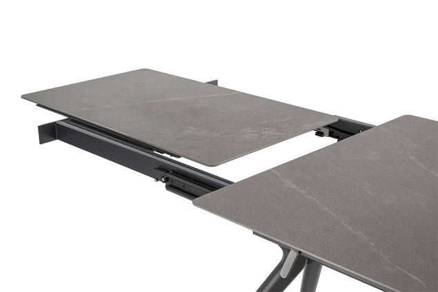 Graz Table de jardin aluminium 160/217x95 cm 3
