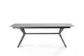 Graz Table de jardin aluminium 160/217x95 cm 5