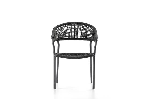 Elba Gartenstuhl stapelbar Aluminium 4