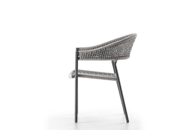 Elba Gartenstuhl stapelbar Aluminium 2