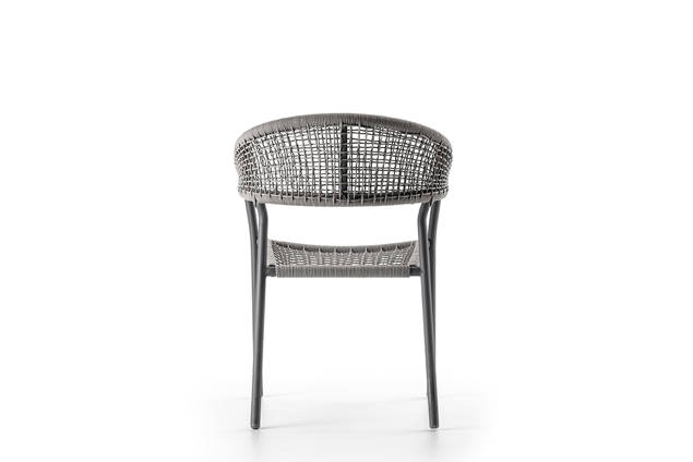 Elba Gartenstuhl stapelbar Aluminium 3