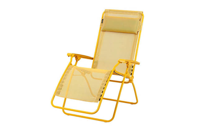 R Clip Fauteuil de relaxation pliant acier