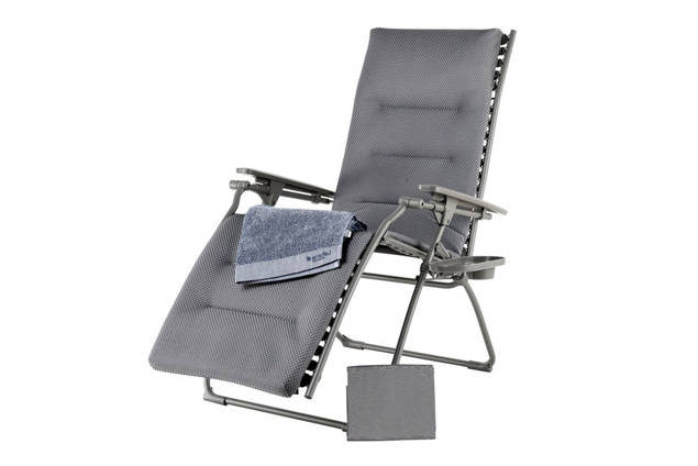 Evolution Ensamble fauteuil de relaxation pliant acier