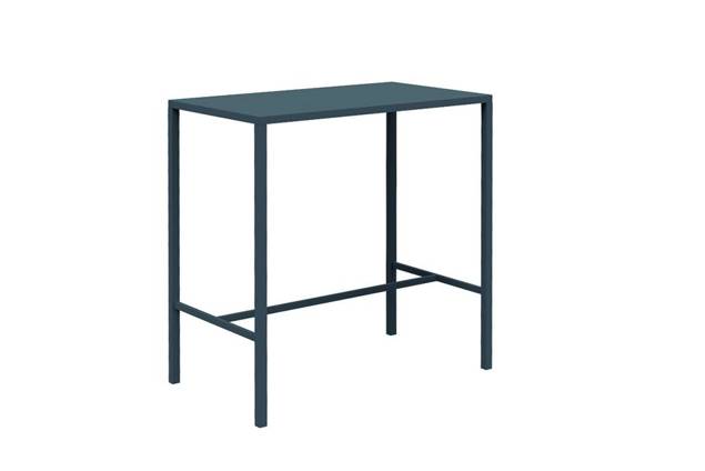 Airolo Table de bar acier 105x60 cm