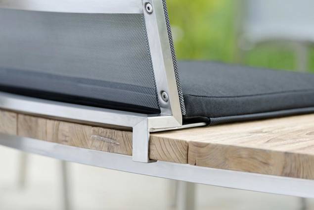 Alaska Banc d'extérieur acier inoxydable 5