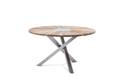 Alaska Gartentisch rund Edelstahl, Profil 8x8