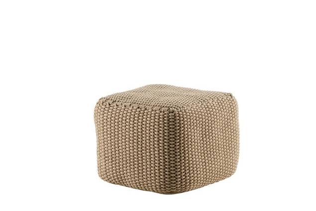 Alba Outdoor Pouf beige