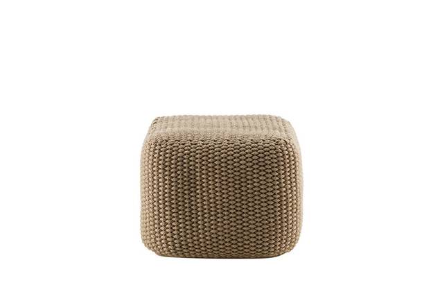 Alba Outdoor Pouf beige 1
