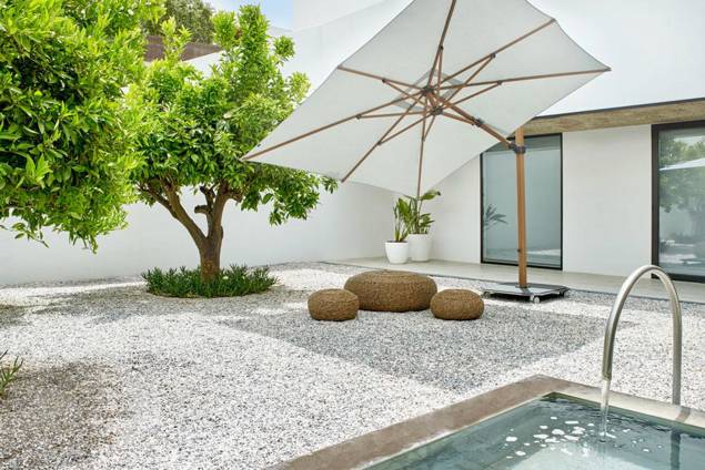 Almeria Sonnenschirm quadratisch 4