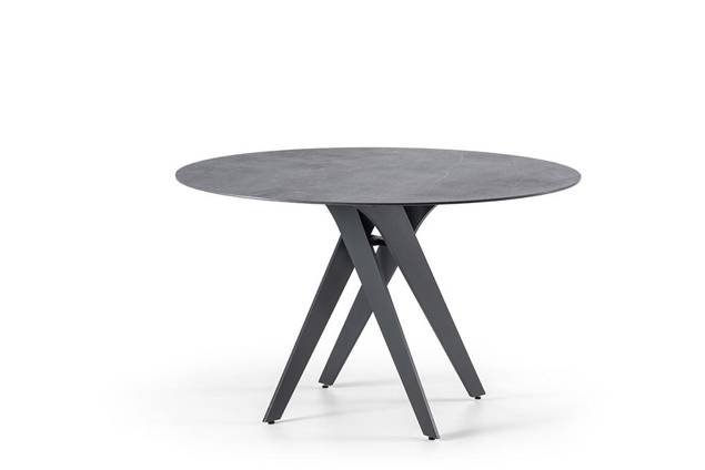 Andermatt Gartentisch rund Keramik Ø 120 cm