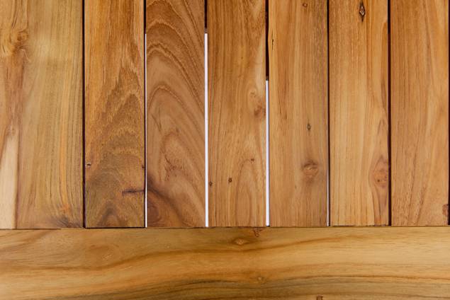 Antik-Teak Java Gartentischplatte Holz