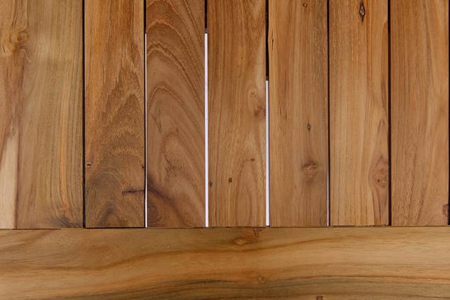 Antik-Teak Java Gartentischplatte Holz 1