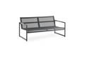 Antwerpen 2er Loungebank Aluminium 1