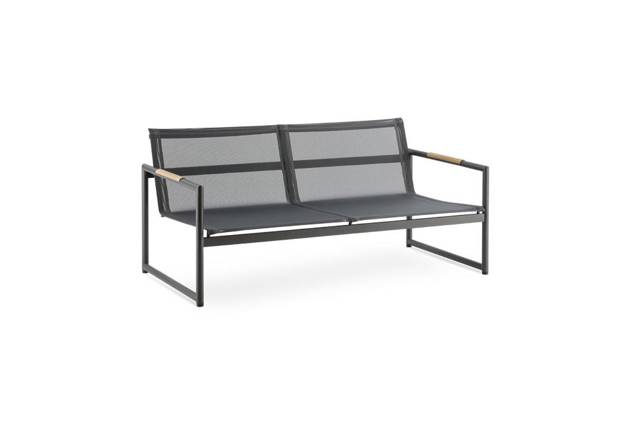 Antwerpen Banc de lounge 2 places aluminium