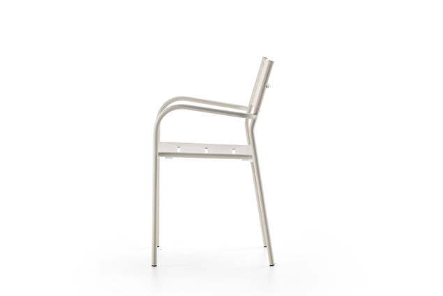Arezzo Chaise de jardin empilable acier 1