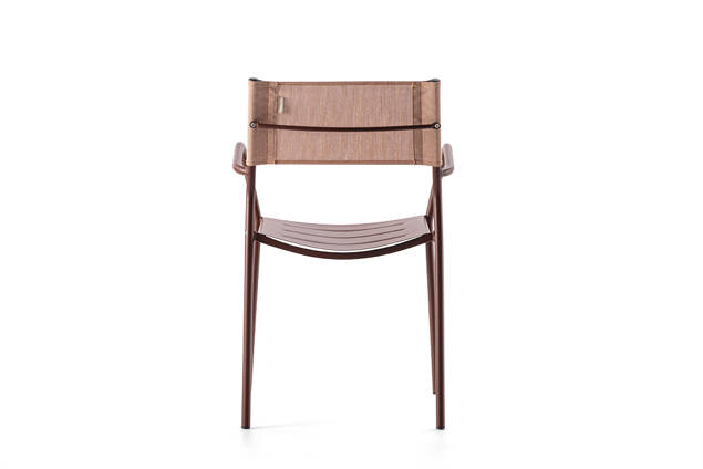 Arezzo Gartenstuhl stapelbar Stahl 2