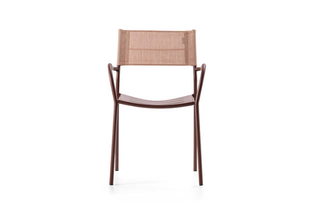 Arezzo Gartenstuhl stapelbar Stahl 3