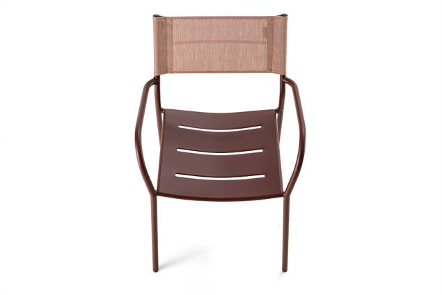 Arezzo Gartenstuhl stapelbar Stahl 4