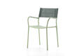 Arezzo Chaise de jardin empilable acier