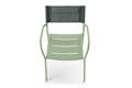 Arezzo Chaise de jardin empilable acier 4