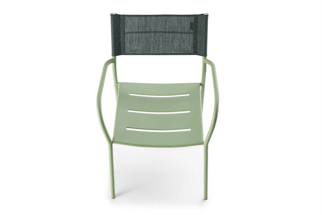 Arezzo Gartenstuhl stapelbar Stahl 4