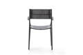 Arezzo Chaise de jardin empilable acier 2