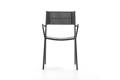 Arezzo Chaise de jardin empilable acier 3