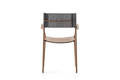 Arezzo Chaise de jardin empilable acier 2