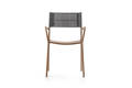 Arezzo Chaise de jardin empilable acier 3