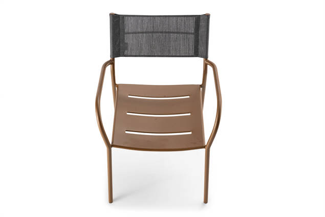 Arezzo Gartenstuhl stapelbar Stahl 4