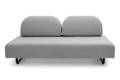 Barcelona 2er Loungebank Stahl 1