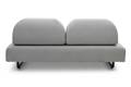 Barcelona 2er Loungebank Stahl 3