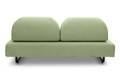 Barcelona 2er Loungebank Stahl 2