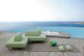 Barcelona 2er Loungebank Stahl 5