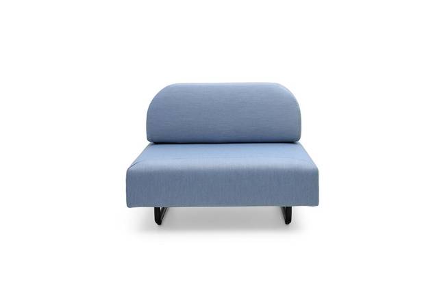 Barcelona Fauteuil lounge acier 3