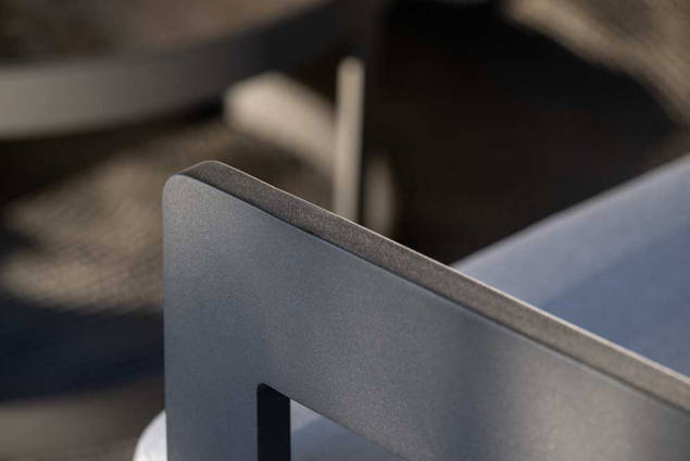 Bastia 2.5er Loungebank Aluminium 7