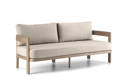 Bastia 2.5er Loungebank Aluminium