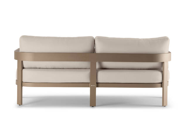 Bastia 2.5er Loungebank Aluminium 2