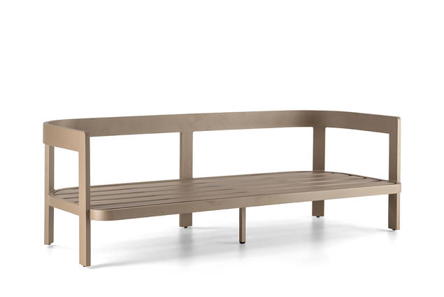 Bastia 2.5er Loungebank Aluminium 4