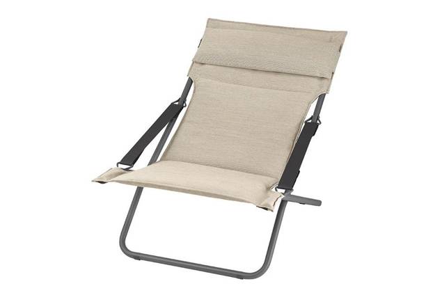 Bayanne Chaise de jardin Transabed pliant acier