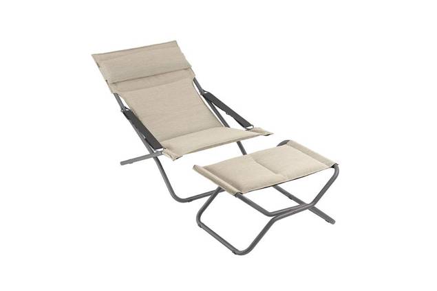 Bayanne Chaise de jardin Transabed pliant acier 2
