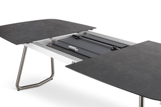 Bergamo Table de jardin à rallonge céramique 160/220x100 cm 5