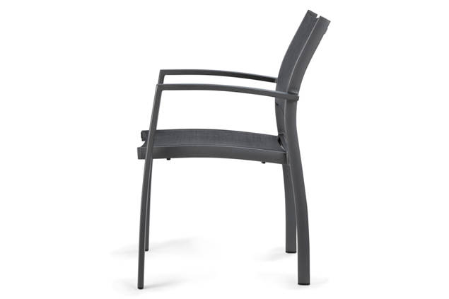Bern Chaise de jardin empilable aluminium 1