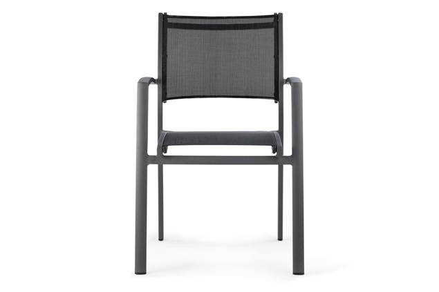 Bern Chaise de jardin empilable aluminium 3