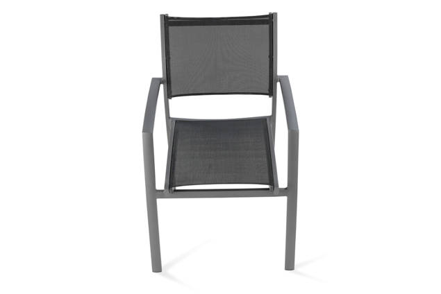 Bern Chaise de jardin empilable aluminium 4