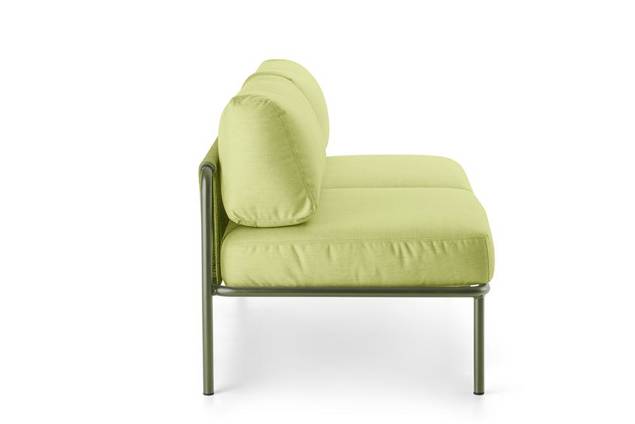 Bilbao Banc lounge 2 places acier 1