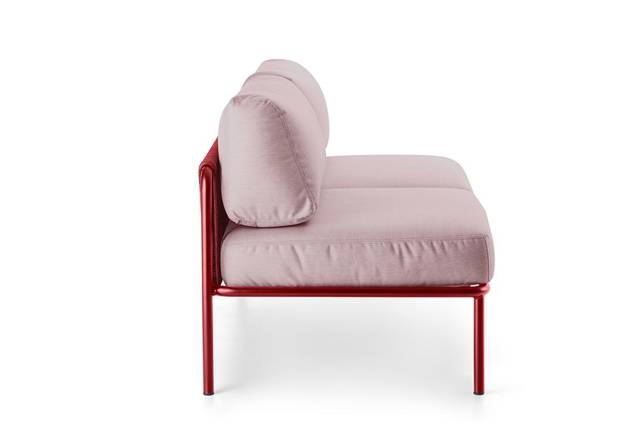 Bilbao 2er Loungebank Stahl 1