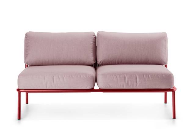 Bilbao 2er Loungebank Stahl 3